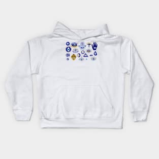 Evil eye protection Kids Hoodie